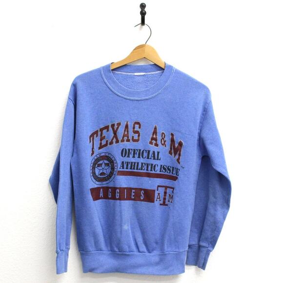 Vintage Texas A&M University Aggies Sweatshirt Medium - Picture 1 of 8